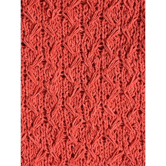 Seven 7 Chenille Chunky Loose Weave Spring Summer Sweater Rustic Luxury Coastal - Picture 3 of 11